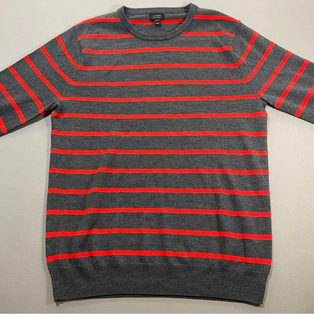 J Crew 100% Merino Wool Classic Lightweight Crewneck Sweater - Mens Small